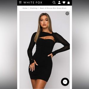 White Fox: Been a Minute mini dress